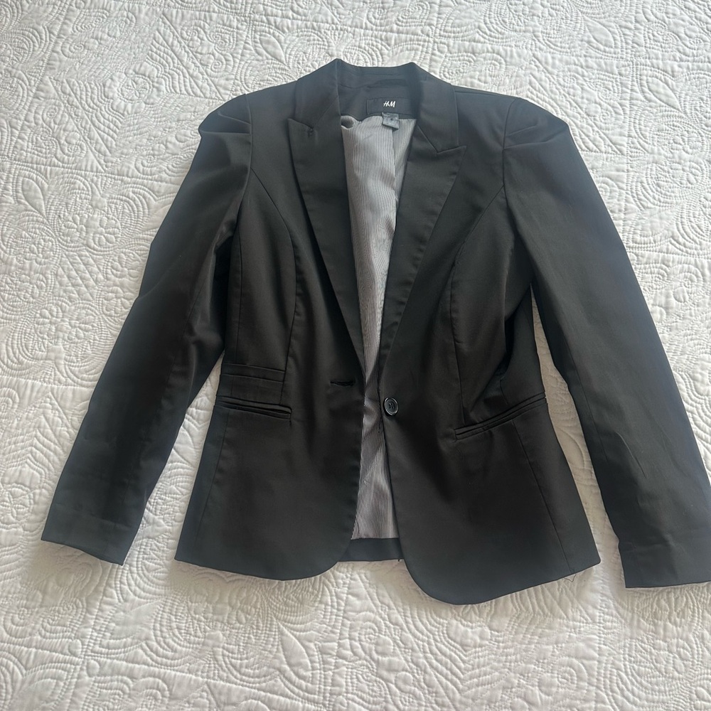 H&M Elegant Black Blazer for Women